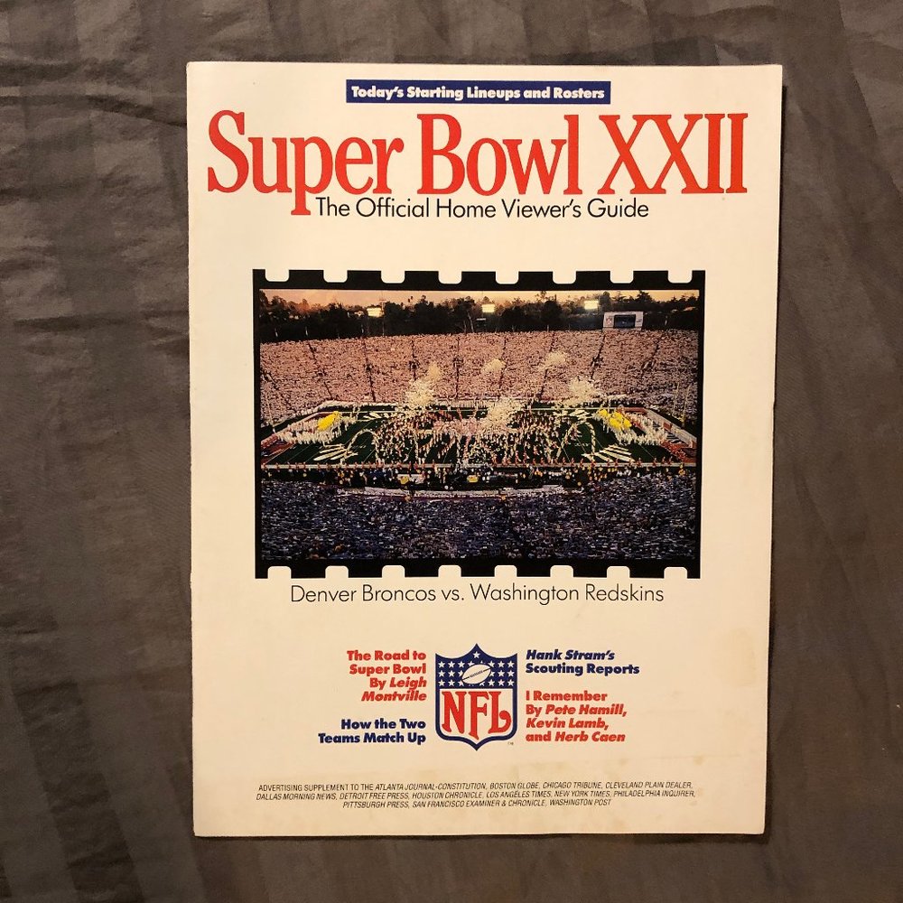 Super Bowl XXII - The Official Home Viewer's Guide